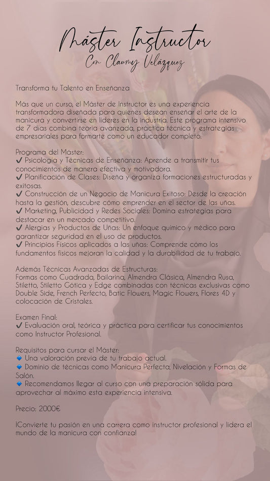 19/01/26 - Máster Instructor - BY. CLAUMY VELÁZQUEZ