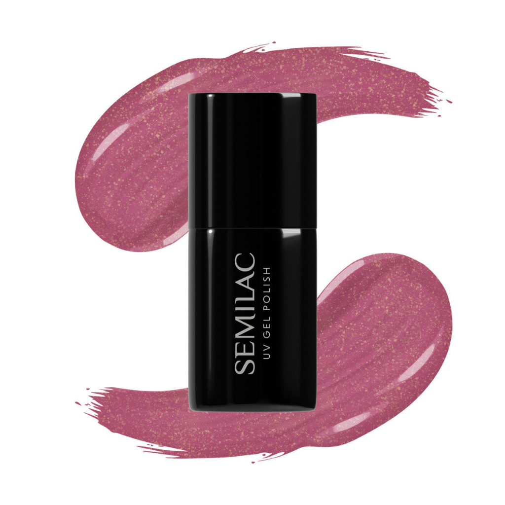 Esmalte Permanente SEMILAC 377 Shimmer Stone Ruby