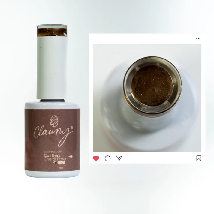 Esmaltes Cat Eyes Crystal Plated