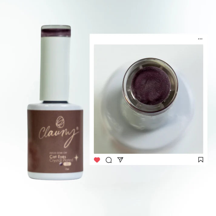 Esmaltes Cat Eyes Crystal Plated
