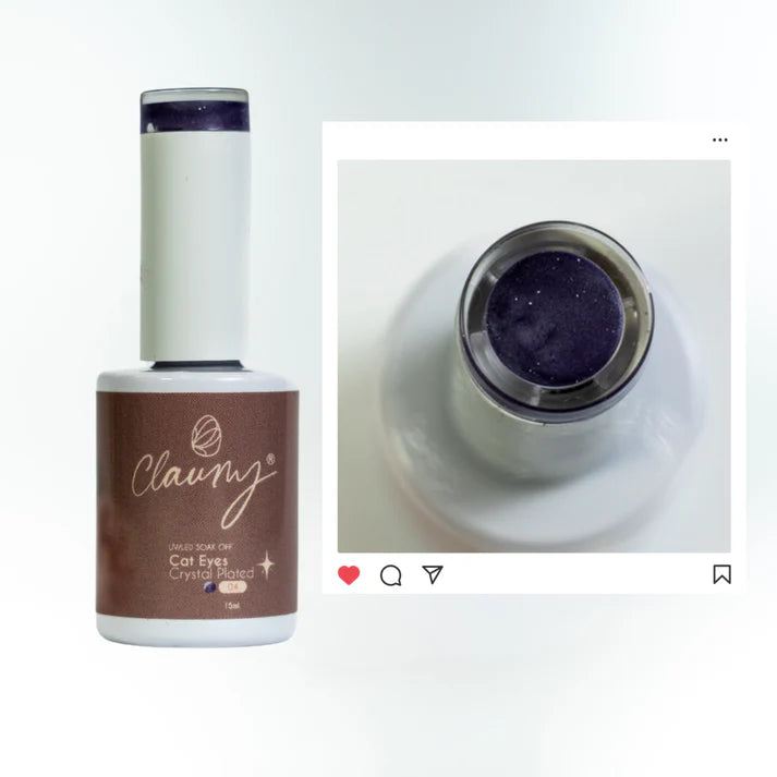 Esmaltes Cat Eyes Crystal Plated