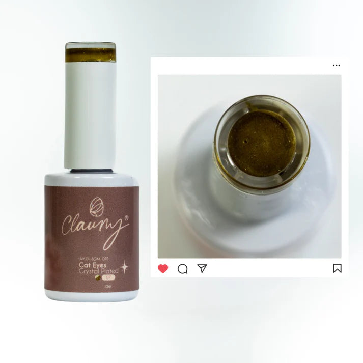 Esmaltes Cat Eyes Crystal Plated