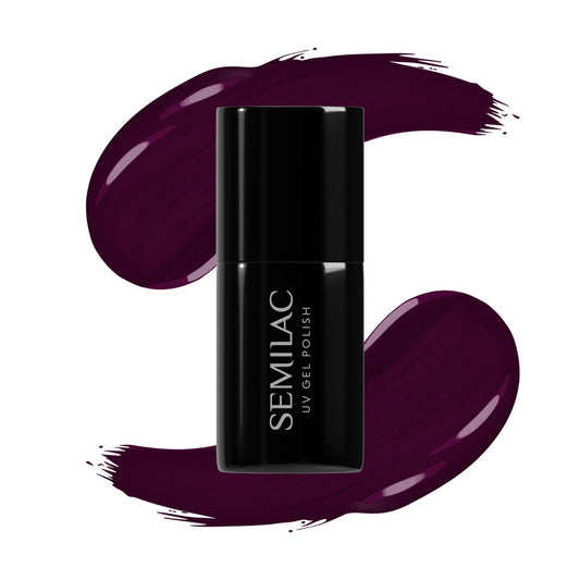 Esmalte Permanente SEMILAC 099 Dark Purple Wine