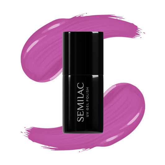 Esmalte Permanente SEMILAC 601 Neon Pink Punch