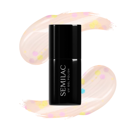 Esmalte Permanente SEMILAC 930 Sunny Dots 7ml