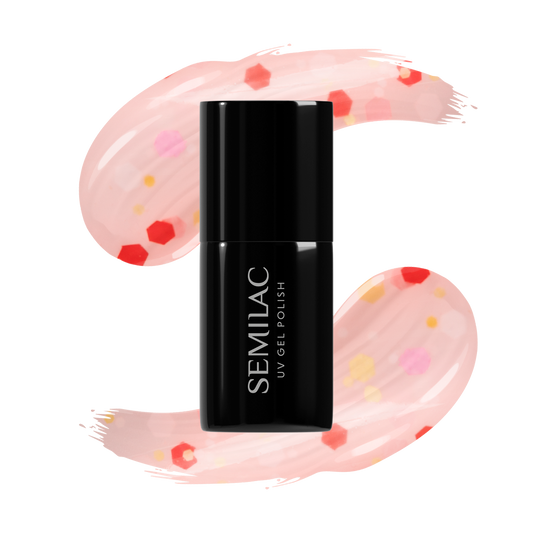 Esmalte Permanente SEMILAC 932 Confetti Dance 7ml